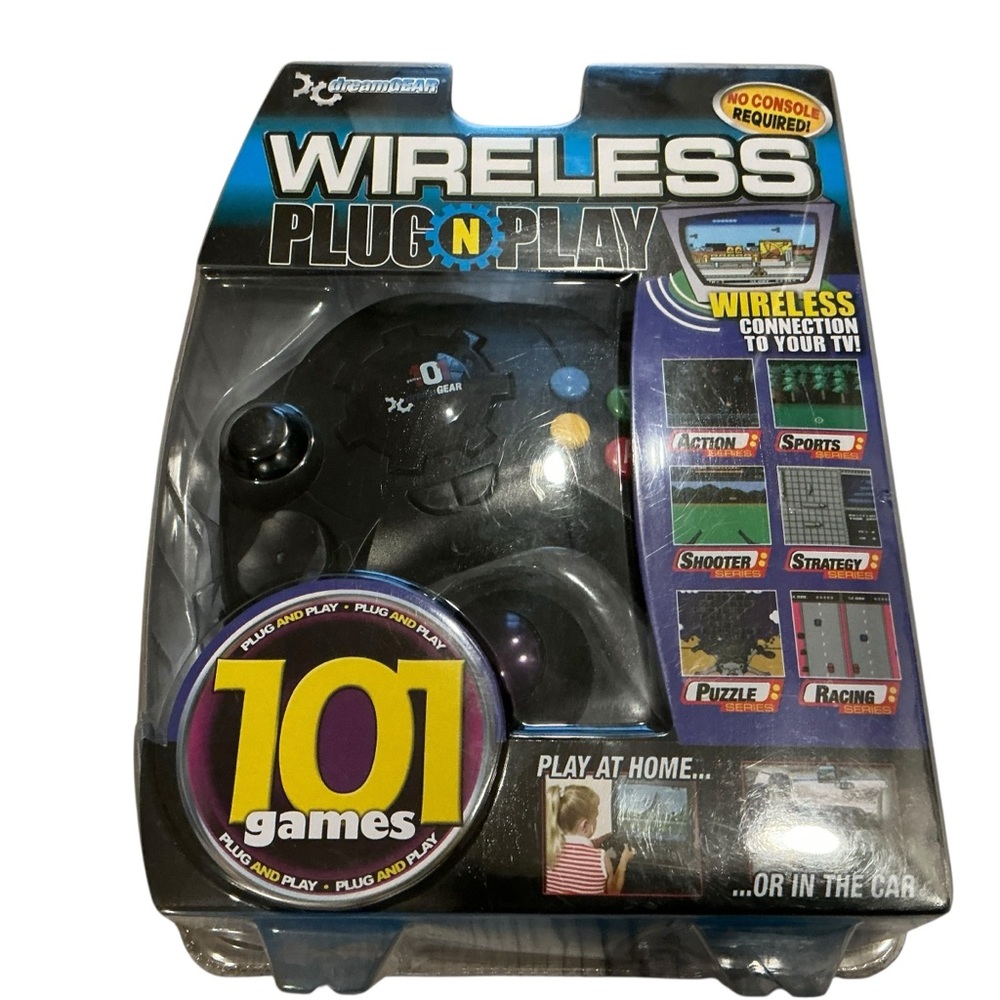 Dream gear wireless plug n play 101 games ,no console required.